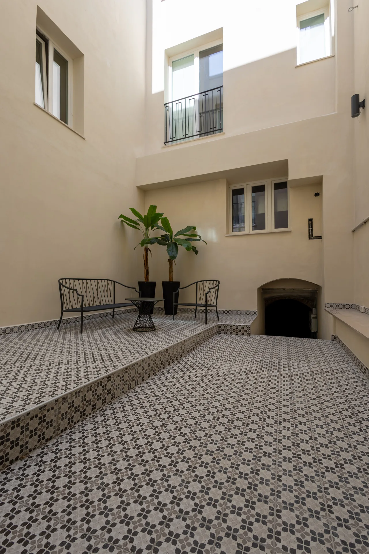 Il cortile interno